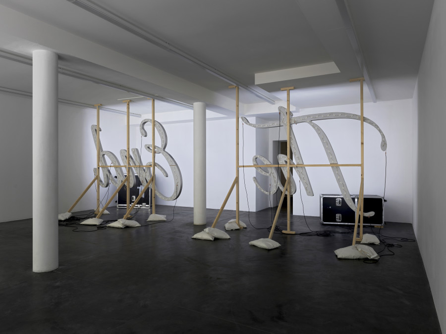 Installation view, Banks Violette, Bobby Pickett Plays the Hits. Bernheim Gallery, Zürich, 2026. Courtesy of the Artist and Bernheim Gallery, Zurich. Credit Photo: Annik Wetter