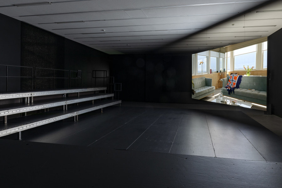 Installation view ‘Moment 2 – Deborah-Joyce Holman, schwarzescafé | Luma Westbau, Zurich, 2022. Photos: Nelly Rodriguez