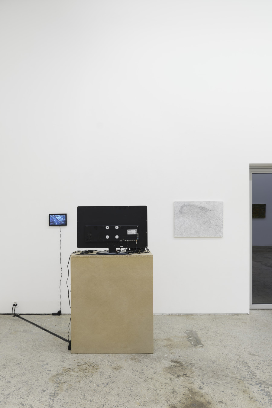 Exhibition view, Patrick Rohner, Batagaika Megaslump, Galerie Mark Müller, Zürich, 2025. Photo credit: Conradin Frei & Galerie Mark Müller, Zürich.