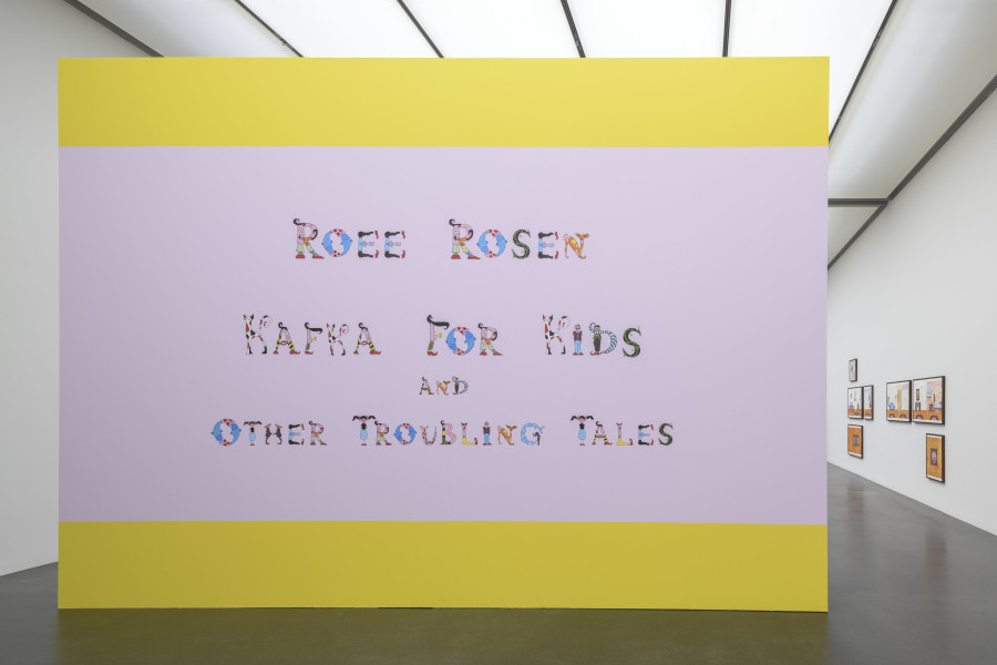 "Roee Rosen. Kafka for Kids & Other Troubling Tales", Kunstmuseum Luzern 2022, Courtesy the Artist, Foto: Marc Latzel