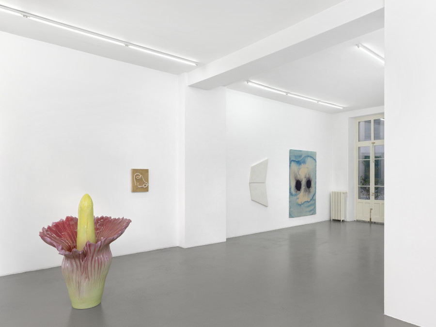 Exhibition view, Mai-Thu Perret, Détruire, dit-elle, Galerie Mezzanin, 2024-2025. Photo credit: Annik Wetter