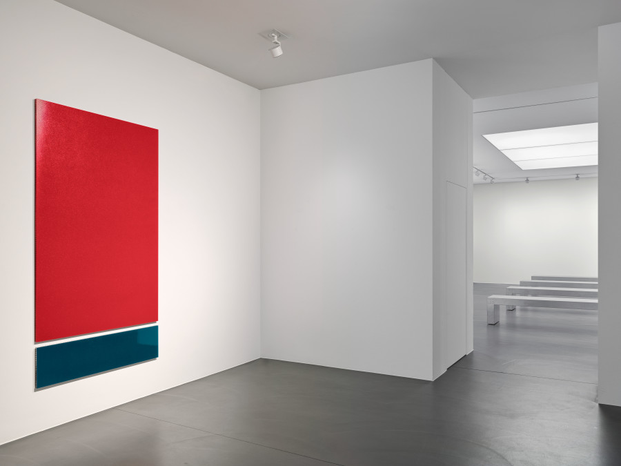 Exhibition view, Olivier Mosset, Drive Through, Tobias Mueller Modern Art, Zürich, 2026, Photo credit: Stefan Altenburger