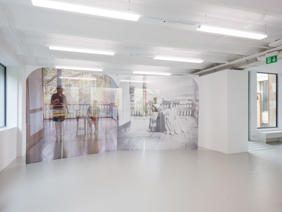 Denise Bertschi, SPATIAL CONVERS(I)OR. The Villa of (no) Return, 2024, exhibition view, CAN, 2024. Photography: Sebastian Verdon. Courtesy: Images copyright and courtesy of the artists and CAN Centre d’art Neuchâtel