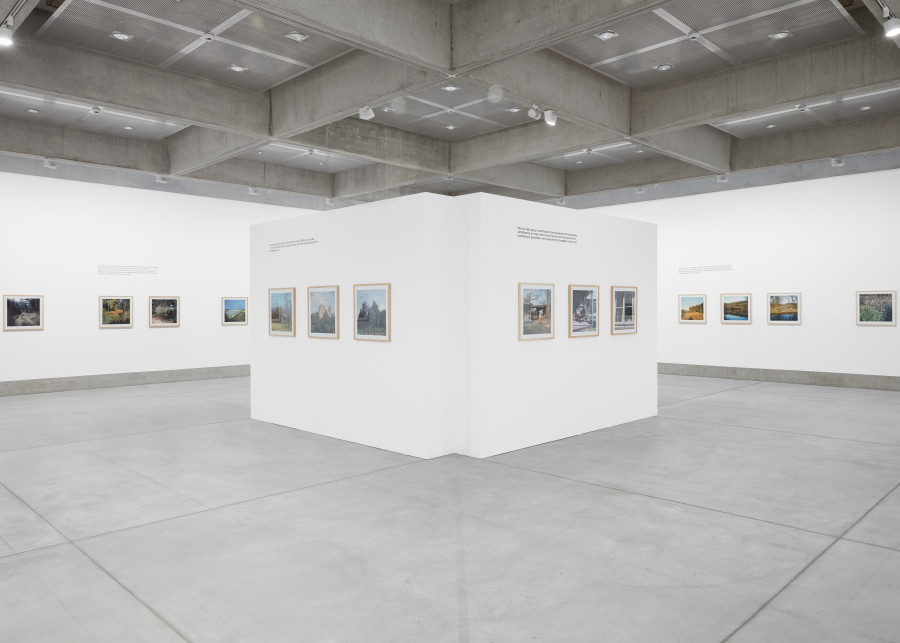 Exhibition view, Arno Schmidt, Miroir noir, Musée des beaux-arts de La Chaux-de-Fonds, 2024-2025. Photo credit: Gaspard Gigon