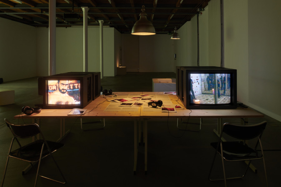 Exhibition view, “The films of Guillaume Dustan (2000-2004)”, Fri Art, 2021. Photo Guillaume Python. Courtesy of Fri Art Kunsthalle