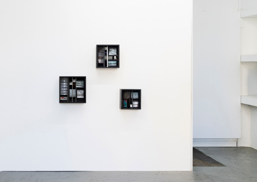 Sebastian Haas, Installation view from the Solo Show “Reminisce-Supports” at KALI Gallery, Lucerne, CH; 2025-2026. Courtesy of the Artist and KALI Gallery. Photo by Kim da Motta