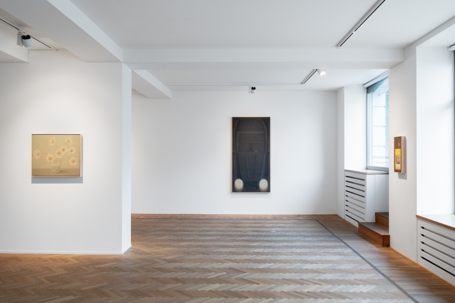 Installation view of Johnny Izatt-Lowry, 'In, and just outside of', 2024, Galerie Fabian Lang, Zürich. Credit: Courtesy of the artist and Galerie Fabian Lang. Copyright: © Fabian Lang