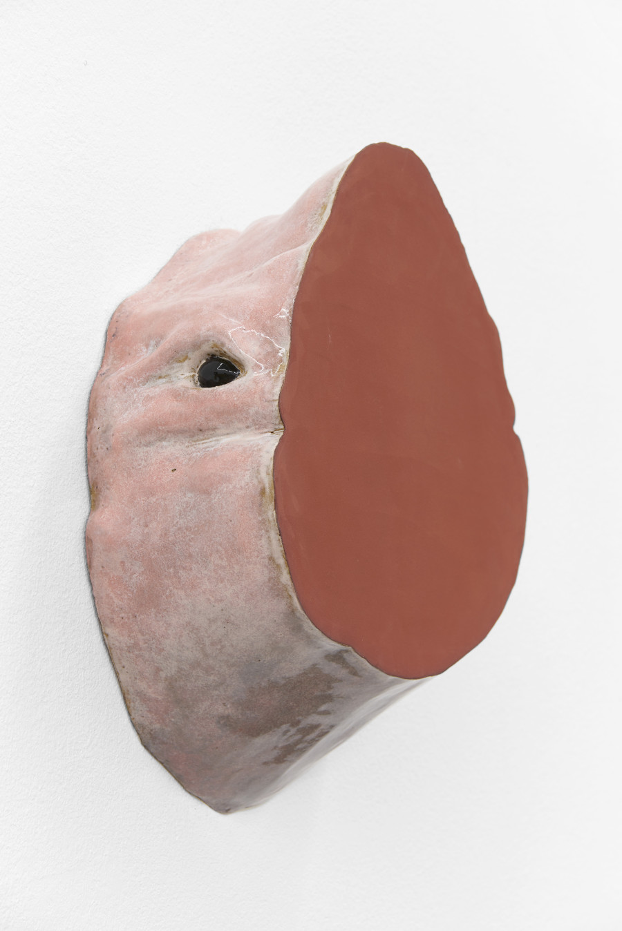 Installation view, Pedro Wirz, Environmental Hangover, Kunsthalle Basel, 2022, view on Bicho Abstrato (Boto-cor-de- rosa), 2022. Photo: Philipp Hänger / Kunsthalle Basel