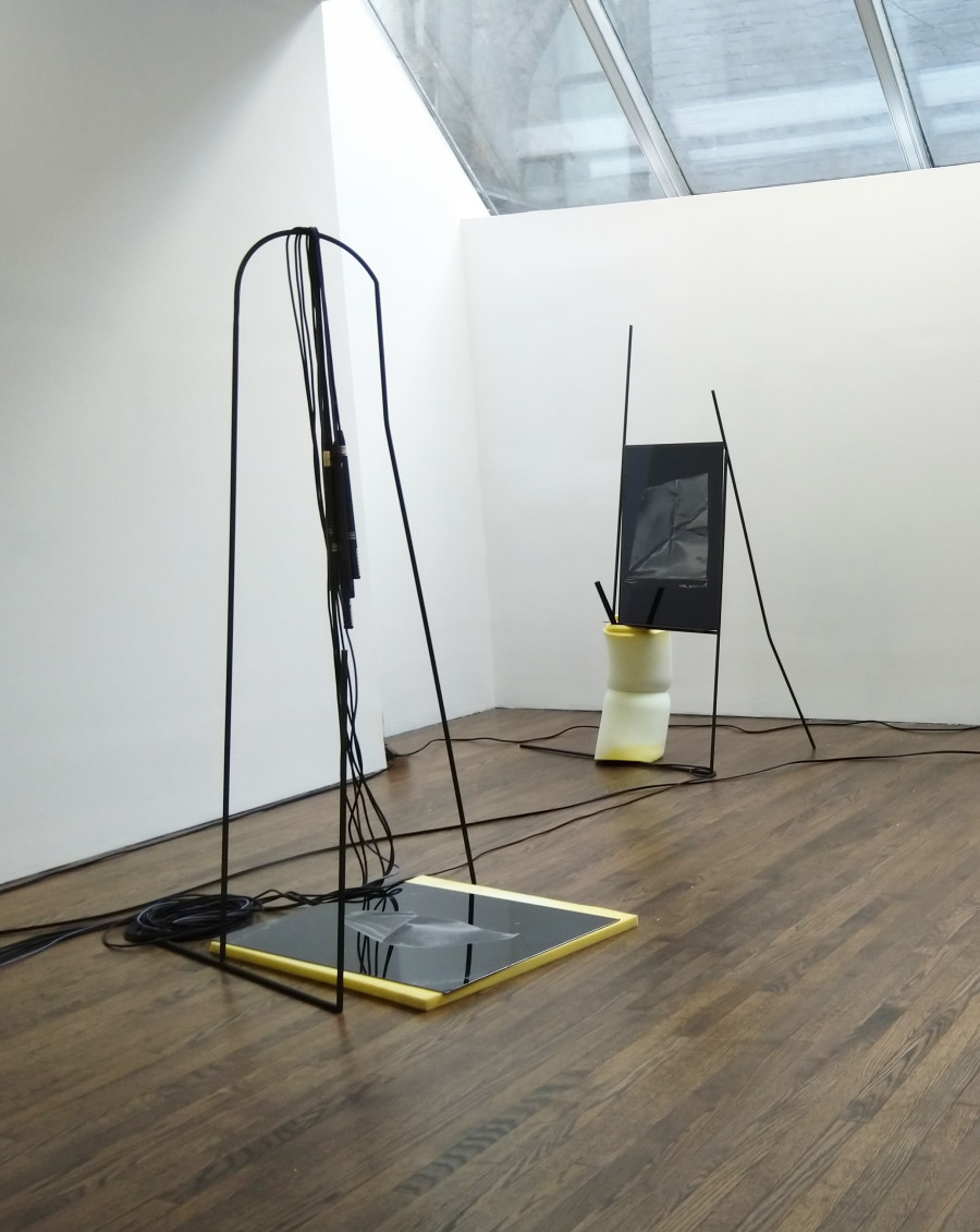 Marina Rosenfeld, Music Stands, installation view, The Artists Institute, New York, 2019