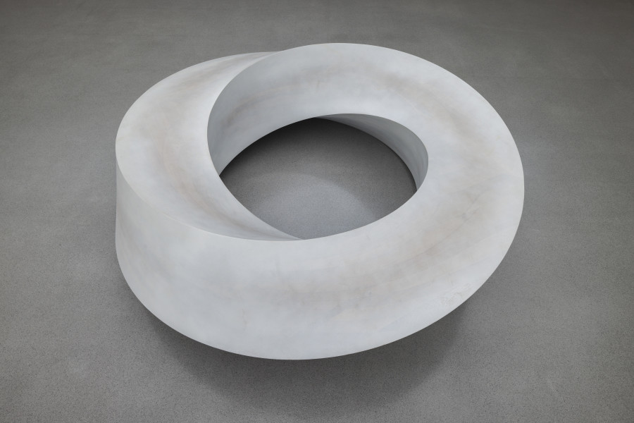 Koo Jeong A, Land of Ousss [Gravitta], Exhibition view first floor Kunsthaus Bregenz, 2026. [ AMBIGRAM ], 2025. Photo: Markus Tretter. © KOO JEONG A, Kunsthaus Bregenz. Courtesy of the artist