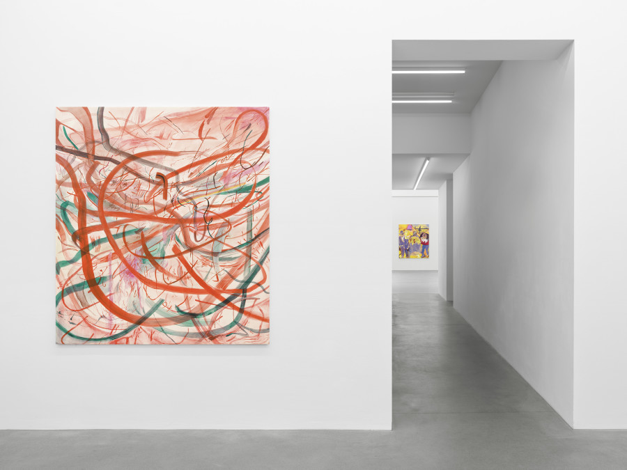 Installation view, Chemu Ng'ok, Echoes, Galerie Eva Presenhuber, Waldmannstrasse, Zurich, 2024 © Chemu Ng'ok. Courtesy the artist and Galerie Eva Presenhuber, Zurich / Vienna. Photo: Stefan Altenburger Photography, Zürich