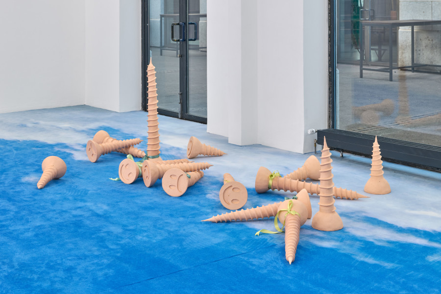 Exhibition view, Song Ruijin, Anti-Gravity, Halle Nord, Geneva, 2026. ©Thomas Maisonnasse | Halle Nord 2026