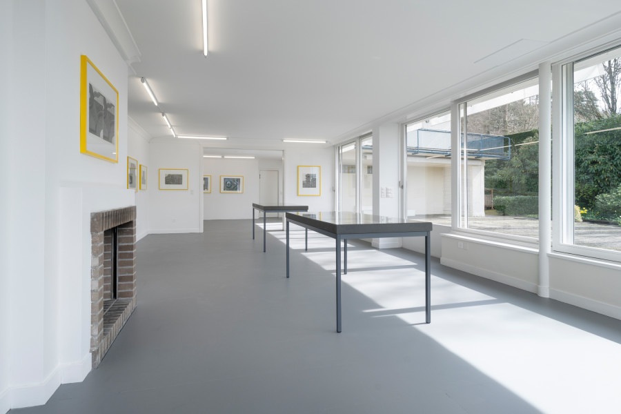 Exhibition view, Johannes Gachnang, New Historical Architectures, suns.works, 2024. ©2024 suns.works and the artists. Photography: Claude Barrault