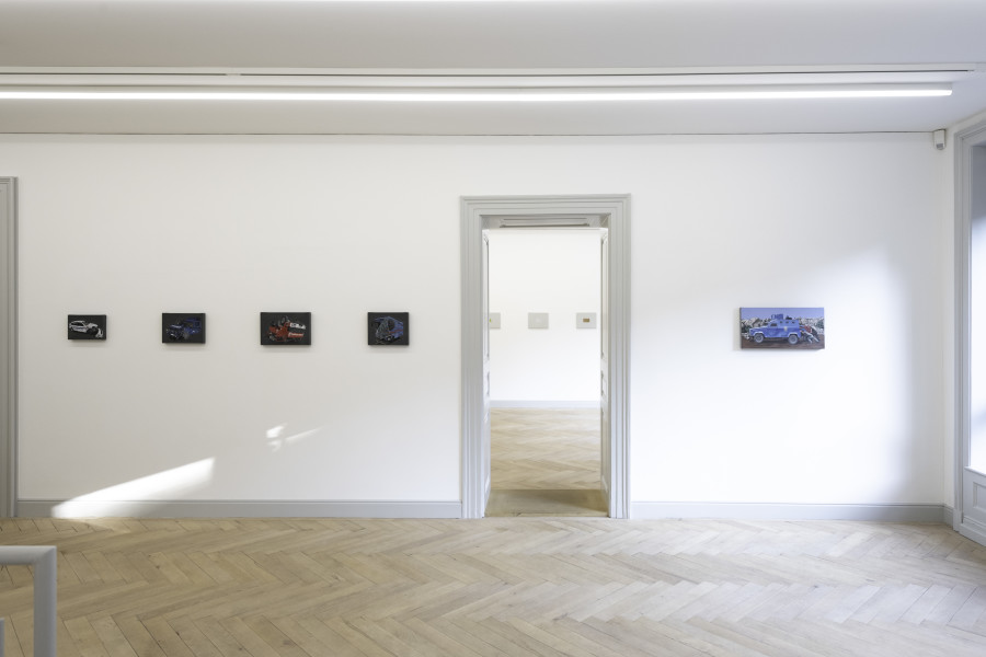 Exhibition view Ihsan Oturmak “Four Positions in Painting“, Galerie Peter Kilchmann, 2022