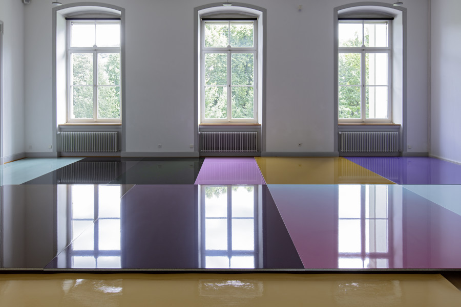 Adrian Schiess, Installationsansicht, Kunstmuseum St.Gallen, Foto: Stefan Rohner