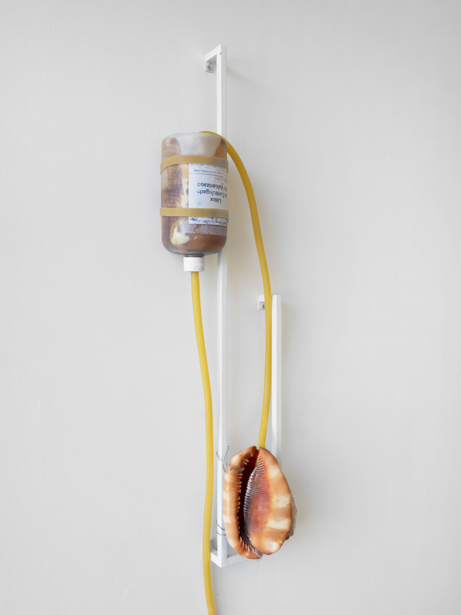 Installation view, Vanessa Safavi, WAVES IN THE CLOSET, Tunnel Tunnel, Lausanne, 2025. Photo credit: Julien Gremaud
