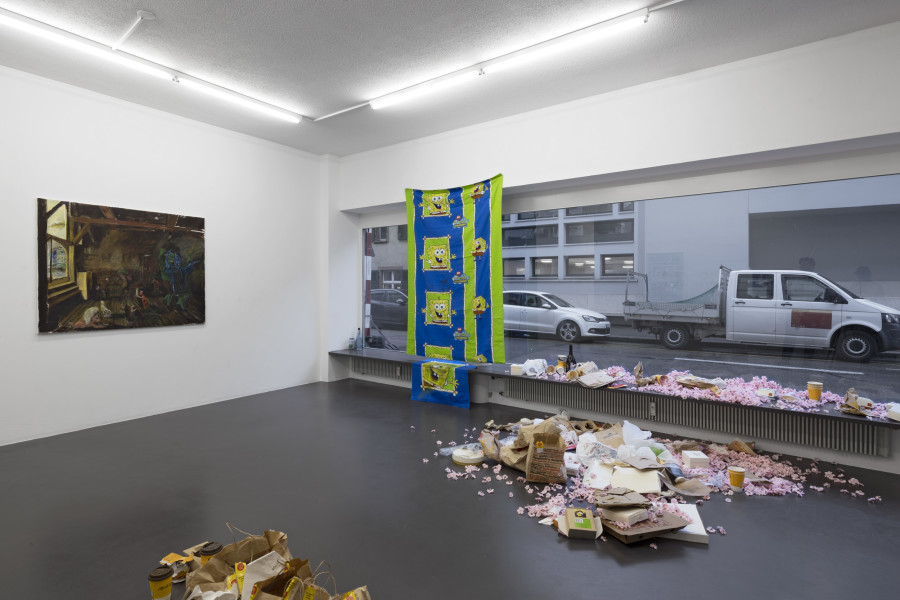 Installation view, Hunger, Weiss Falk, 2024. Courtesy: Weiss Falk and the Artists.