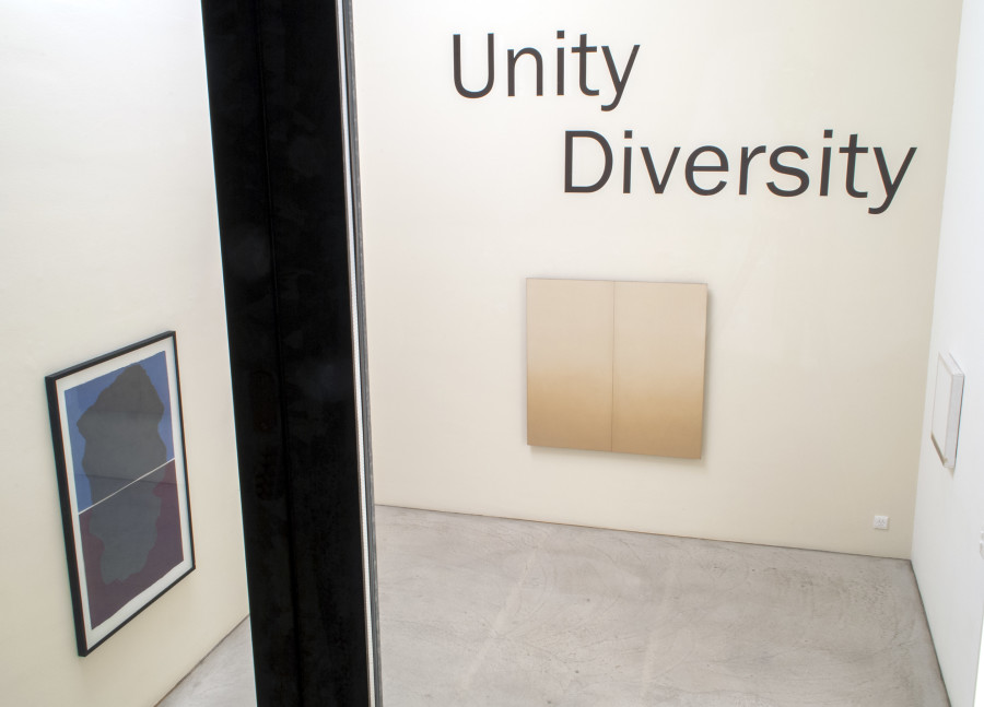 Installation view, Unity Diversity, Annemarie Verna Gallery, 2022.