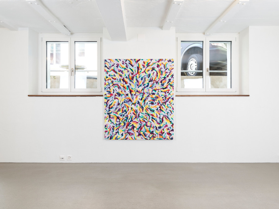 Exhibition view, Thomas Sauter, subito presto, flatmarkus, Zürich, 2025. Photo credit: Felix Jungo. Courtesy of the artist and flatmarkus