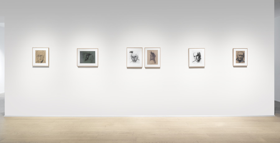 Exhibition view, Ernest Pignon-Ernest, Présences, Wilde, Geneva, 2026. Courtesy Ernest Pignon-Ernest and Wilde