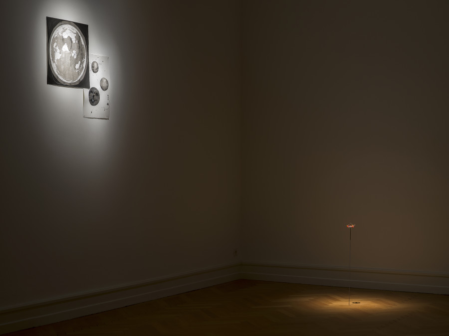 Exhibition view, ntu, Nolan Oswald Dennis, Tabita Rezaire, Bogosi Sekhukhuni, Kunsthalle Bern, 202