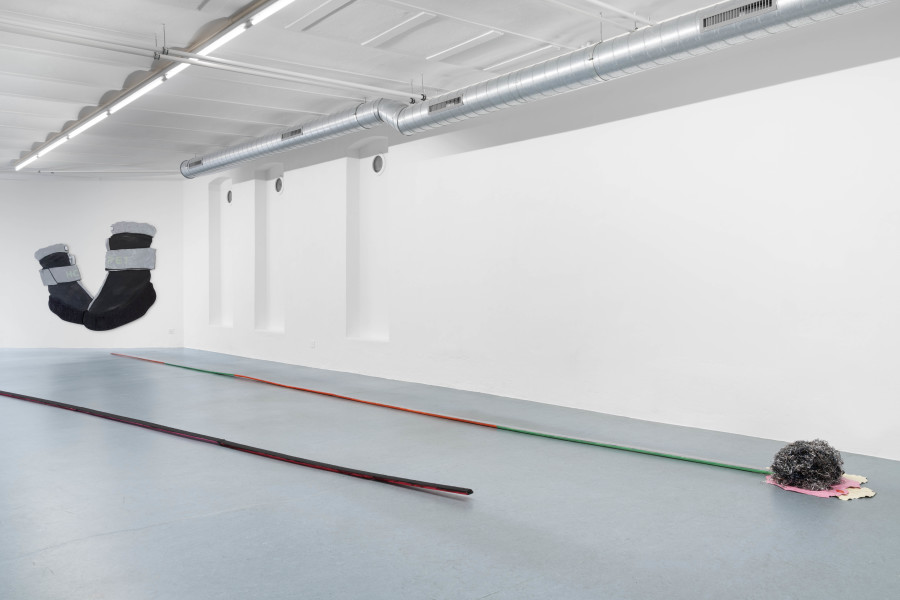 Exhibition view, From Cowboy to Cobaye, Salomé Engel. Photo credits: marytwo
