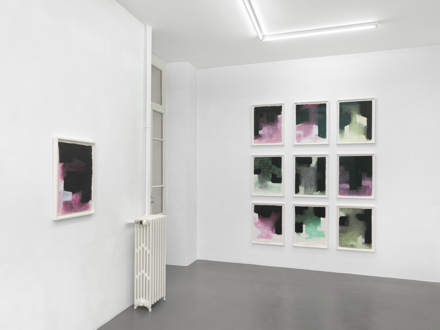 Group exhibition: Works on paper, Installation view, 2022, Galerie Mezzanin, Photos: Annik Wetter.