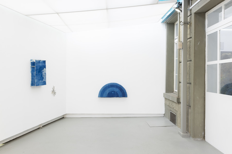 Installation view, Elements of Time, Maya Hottarek, Barbara Davi, Michele Gabriele & Krištof Kintera, KALI Gallery, 2024.