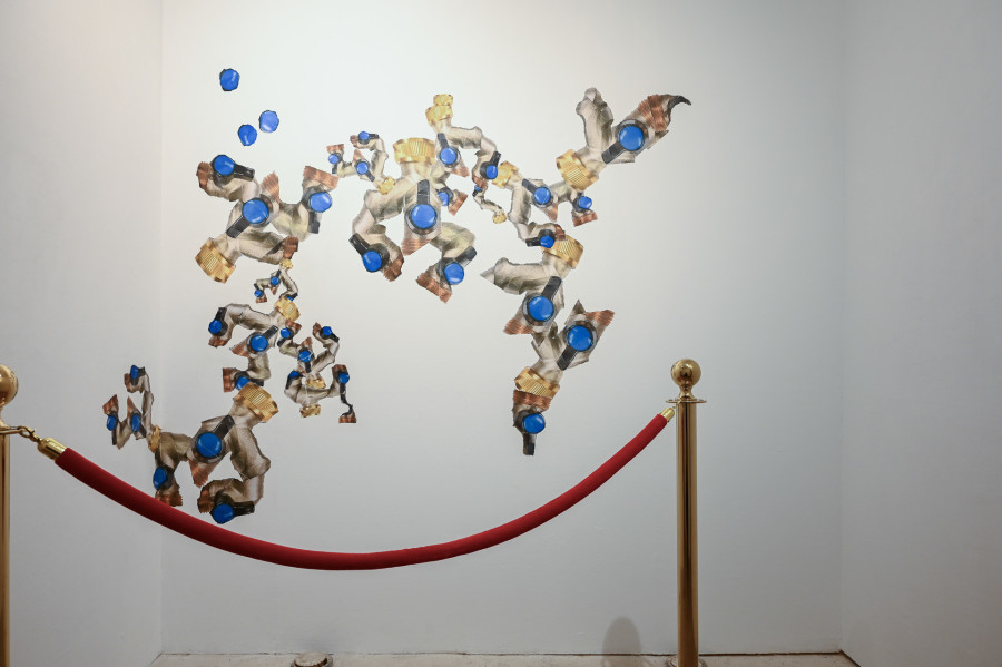 Protoplast, "nor bluball they allot," no date, Protoplast at Kaiserwache, Freiburg im Breisgau, 2026. Images courtesy of the artist and Kaiserwache. Photo: Stefan Lux.