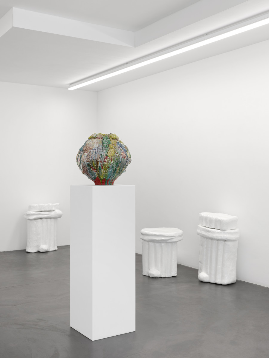 Installation view, Kodai Ujiie & Denis Savary, Eidolon, Bernheim Gallery, Zürich, 2025. Courtesy of the Artists and Bernheim Gallery, Zurich. Credit Photo: Annik Wetter