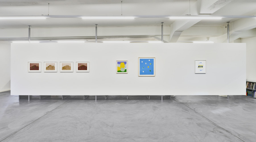 Installation view, Eternal Landscapes, Edition VFO, Zürich, 2025-2026. Photo credit: Bernhard Strauss