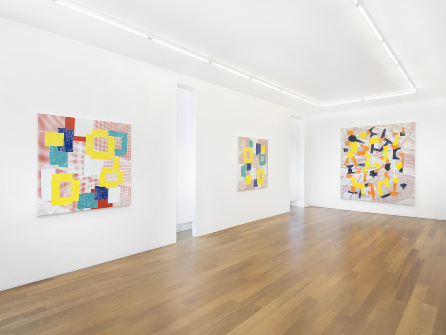 Exhibition view, Yves Zurstrassen, Sweet Dreams, xippas, Geneva, 2025. Courtesy Xippas – Photo : Julien Gremaud