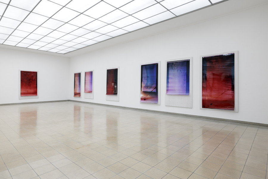 Akosua Viktoria Adu-Sanyah, RESIDUAL SKY, Installation view Kunsthaus Glarus. Photo: Gina Folly. Kunsthaus Glarus, 2026. Courtesy the artist.