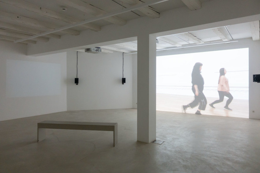 Exhibition view, Lysann König, Becoming LYSANN, Ausstellungsraum Klingental, 2022.