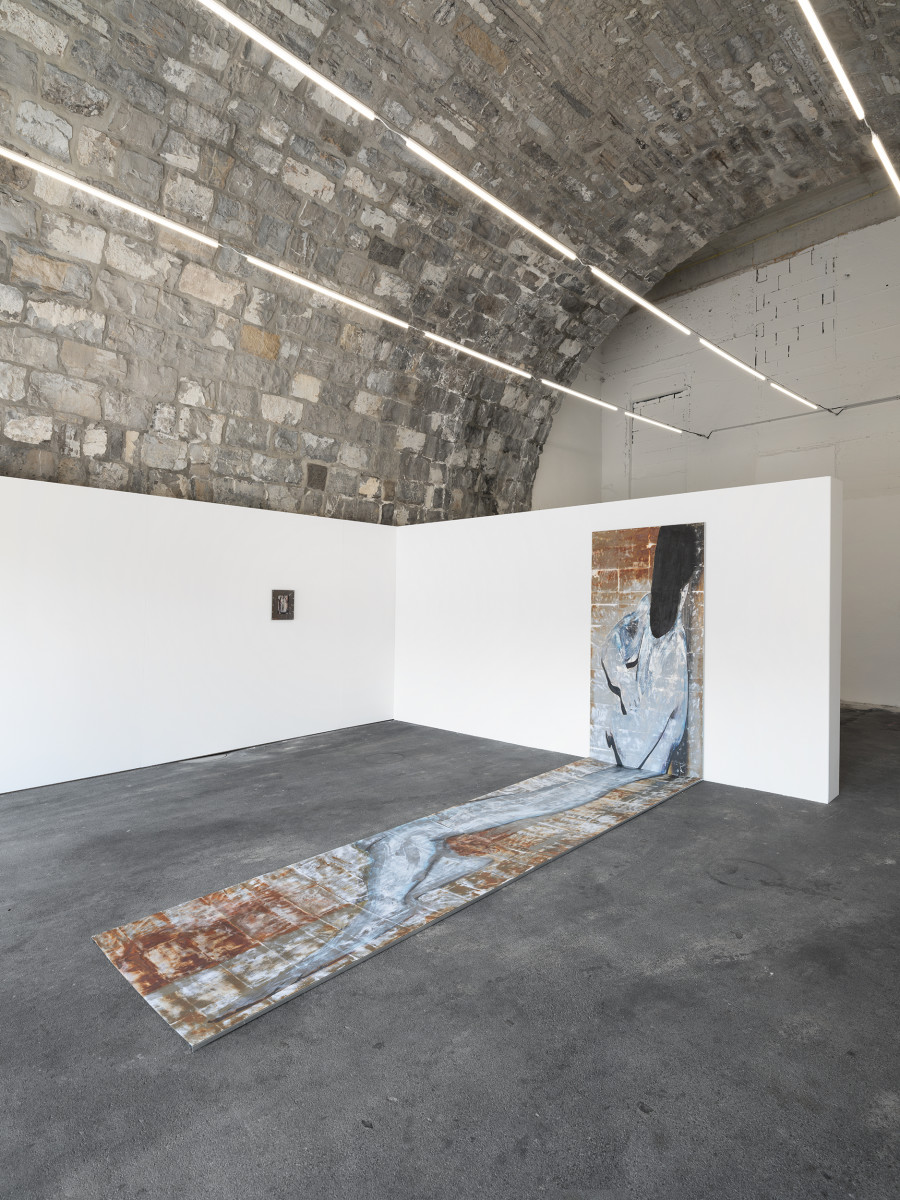 Installation view, James Bantone, Axial Desire, Tunnel Tunnel, Lausanne, 2026. Photo credit: Julien Gremaud