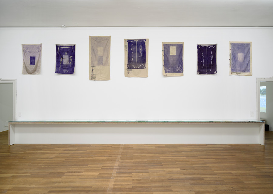 Rietlanden Women’s Office, Printworks, 2024, in SCRIPT – MEMORY, Kunsthalle Winterthur, 2024. Photo: Cedric Mussano