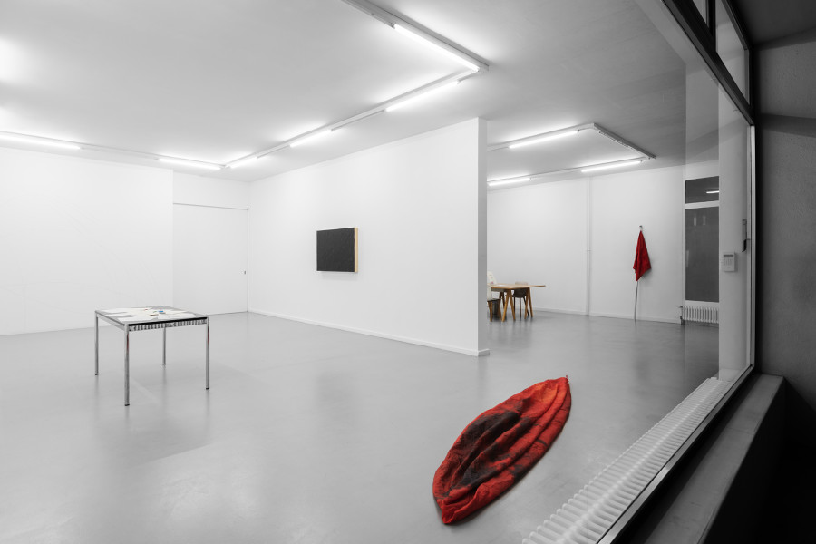 Exhibition view, Mitchell Anderson, Rockets, CEC, 2026. Photo : Remy Ugarte Vallejos. Courtesy Centre d’édition contemporaine, Geneva