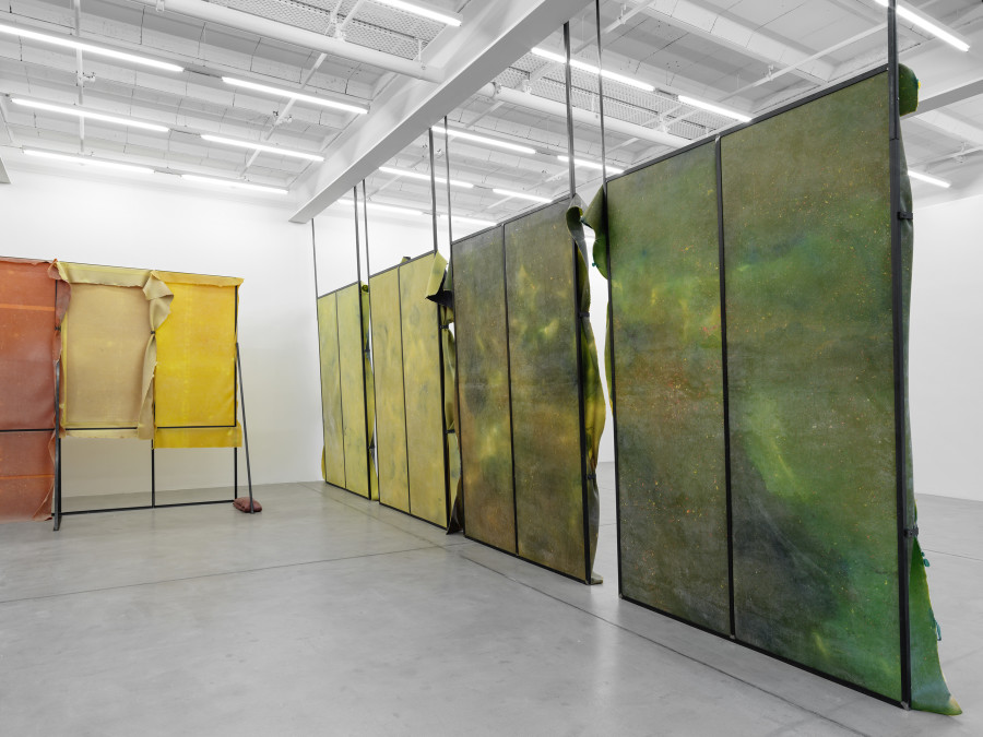 Installation view, Liesl Raff, A Corridor, a Room, and Four Dens, Galerie Eva Presenhuber, Maag Areal, Zurich, 2025. © Liesl Raff. Courtesy the artists and Galerie Eva Presenhuber, Zurich / Vienna. Photo: Stefan Altenburger Photography, Zürich