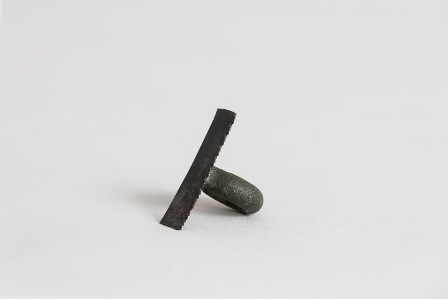 Bernhard Schobinger, Saw Blade Ring (for Walter Stürm), 1989. Photo Fabio Mantegna. Courtesy Martina Simeti Gallery