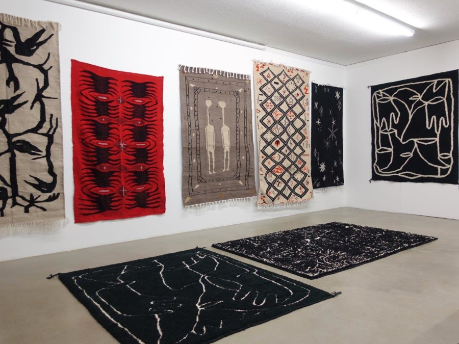 Installation view, Augustin Rebetez, Rebet’z Carpets, Galerie Nicola von Senger, 2023-2024.