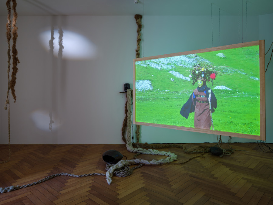 Vanessà Heer, Von Schand und Schuppel, installation view, Stadtgalerie Bern, 2025. Photography: Cedric Mussano. Copyright and courtesy of the artists and Stadtgalerie, Bern