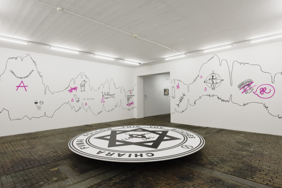 Exhibition view of Chiara Fumai, Poems I Will Never Release (2007–2017) at Centre d’Art Contemporain Genève (November 4, 2020‒February 28, 2021). © Centre d’Art Contemporain Genève. Photo: Mathilda Olmi