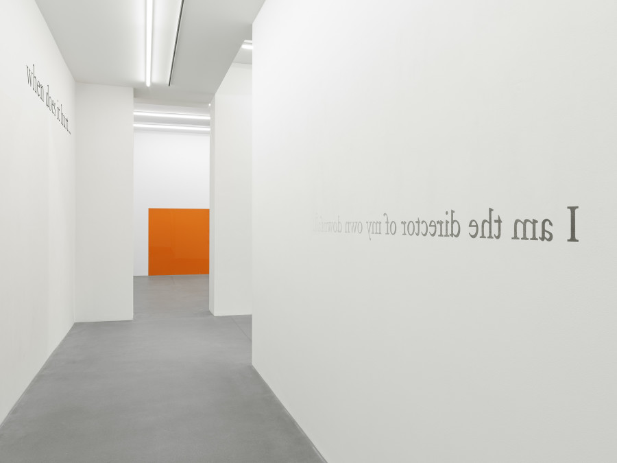 Installation view, Wall Works & Sculptures, Galerie Eva Presenhuber, Waldmannstrasse, Zurich, 2025. © the artists. Courtesy the artists and Galerie Eva Presenhuber, Zurich / Vienna. Photo: Stefan Altenburger Photography, Zürich