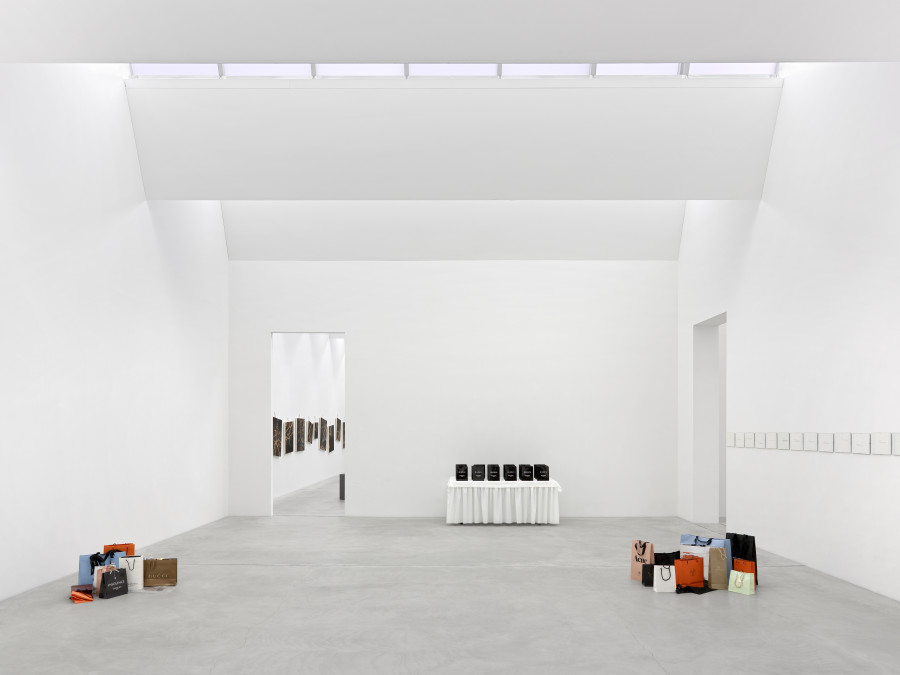Exhibition view, Sylvie Fleury, Shoplifters from Venus, Kunst Museum Winterthur, 2023. Photo credit: Annik Wetter