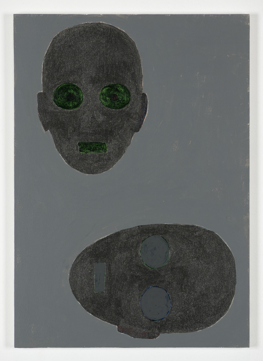 Valentin Carron, Ovals In The Light VI, 2022, Acrylic on wood, 42 x 29,7 x 1,6 cm, (Ref. CAR010101)