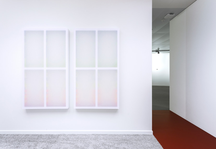 Exhibition View Solo Show Patric Sandri «Reflektionen / Réflexions“» at Die Mobiliar, Bern, 2024 / Photo: Oliver Kümmerli / Courtesy: The artist and Die Mobiliar