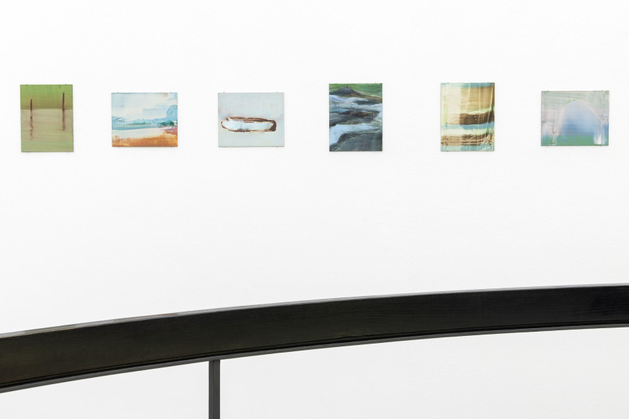 Philippe Fretz, Divine chromatie, 2020 Öl auf Leinwand, 33-teilig, je 120 × 100 cm / 360 × 1100 × 200 cm Foto: René Rötheli