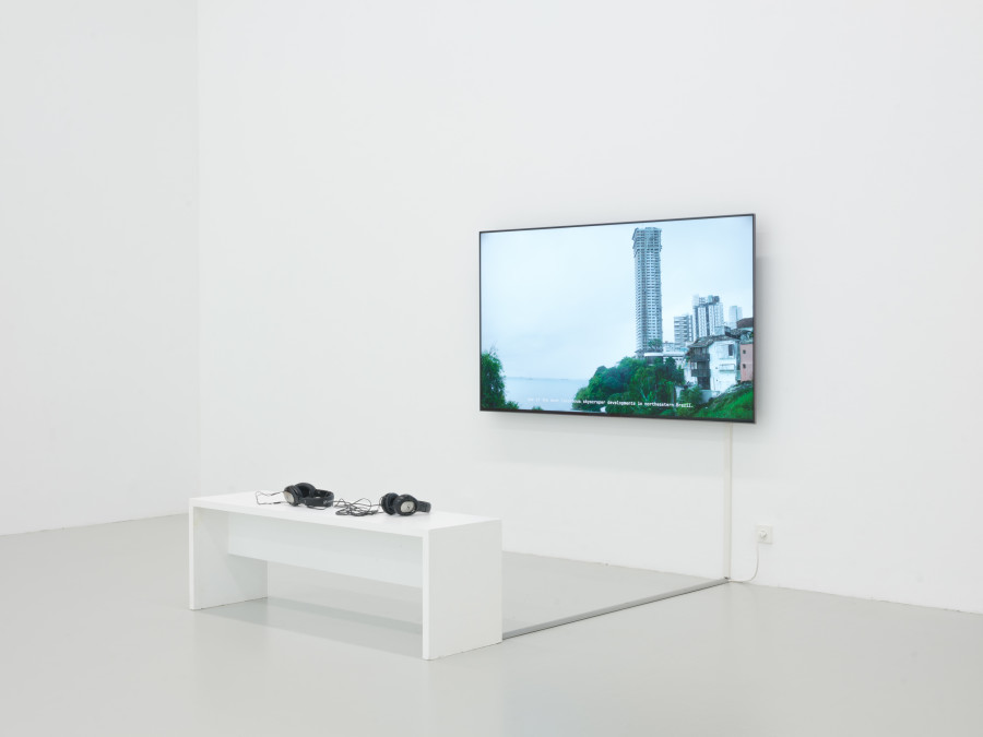 Denise Bertschi & Pedro Zylbersztajn, Export Quality Poetry (1924–2024), exhibition view, CAN, 2024. Photography: Sebastian Verdon. Courtesy: Images copyright and courtesy of the artists and CAN Centre d’art Neuchâtel