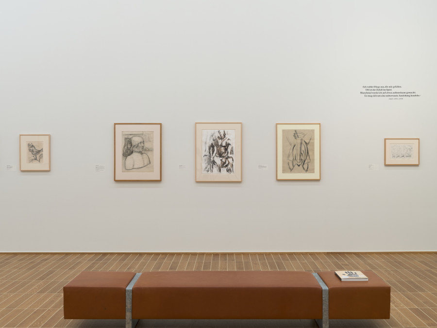 Exhibition view, Jasper Johns — The artist as collector, From Cezanne to de Kooning, Kunstmuseum Basel, 2023. Photo credit: Max Ehrengruber