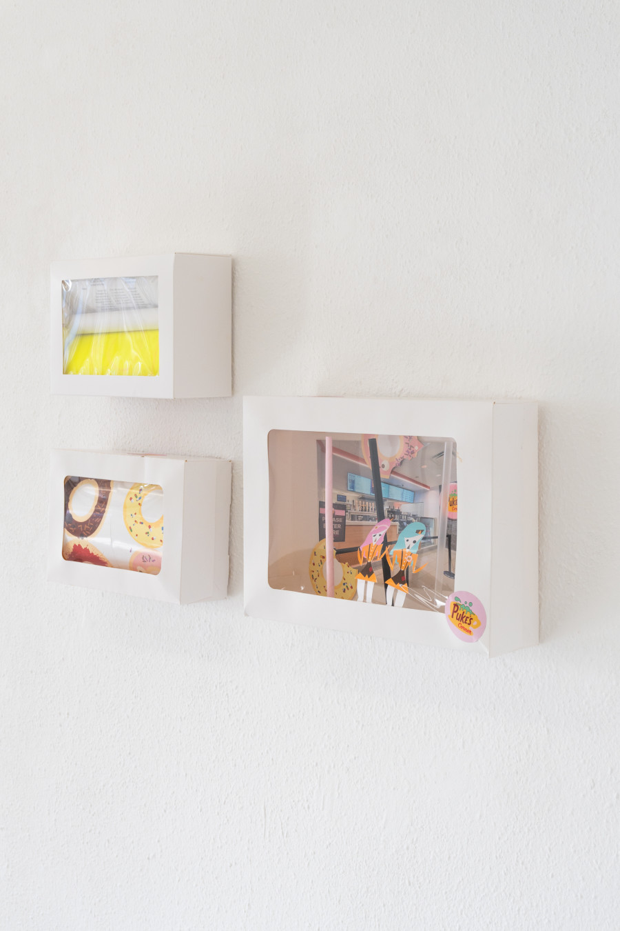 Exhibition view, Mix, Saehan Parc and Thilda Bourqui, Halmet, Zürich, 2026. Photo credit: WALENTINA